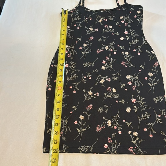 Y2K Charlotte Ruse Floral Black Dress with Pink and White Accents - Picture 4 of 4